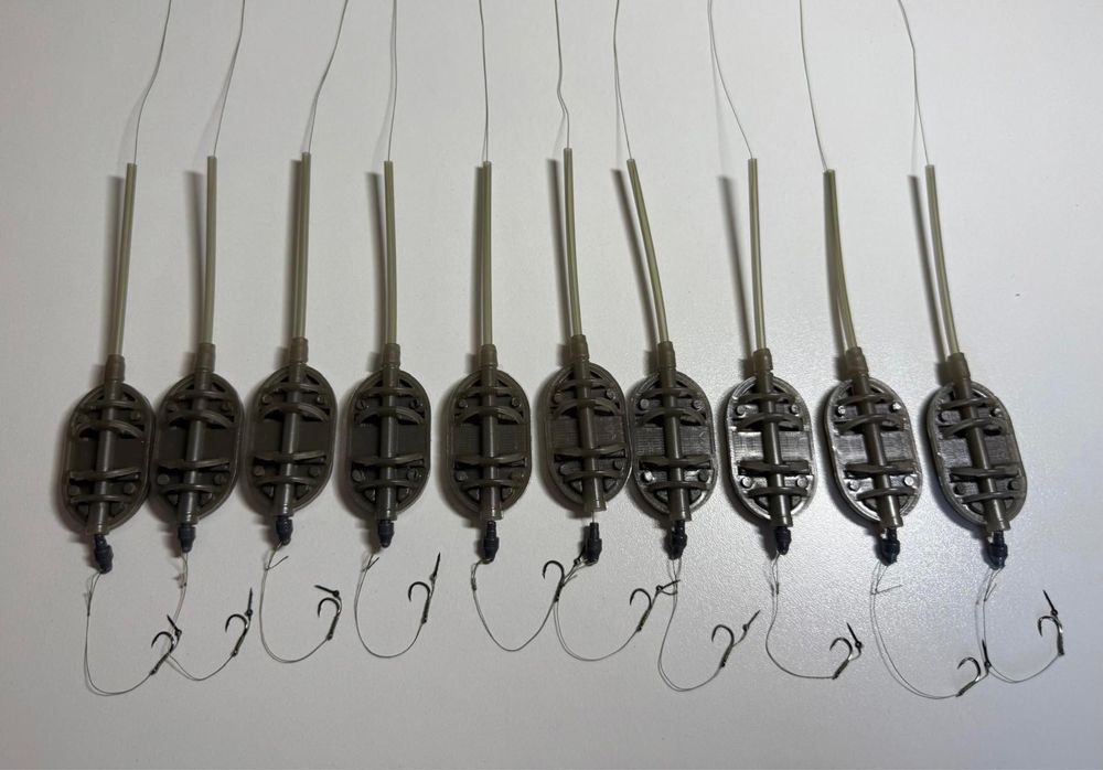 Set 20 monturi method feeder - Facute de pescar pentru pescari !30/40g