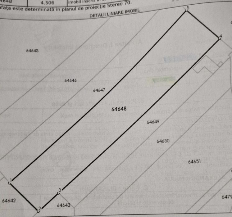 Teren 4506 m2 Bradesti / stradal DE 70