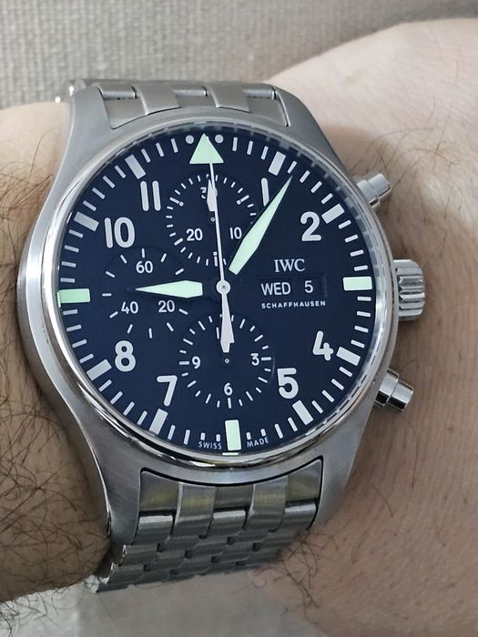 Ceas IWC Schaffhausen Pilot nu omega tudor rolex zenith