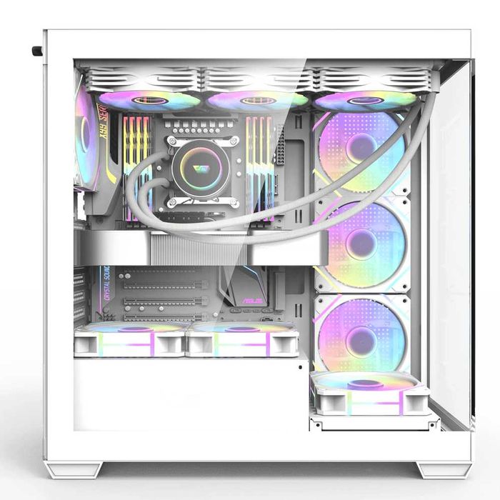 ' Корпус для ПК darkFlash DS900 WHITE (ATX, Без вентиляторов)