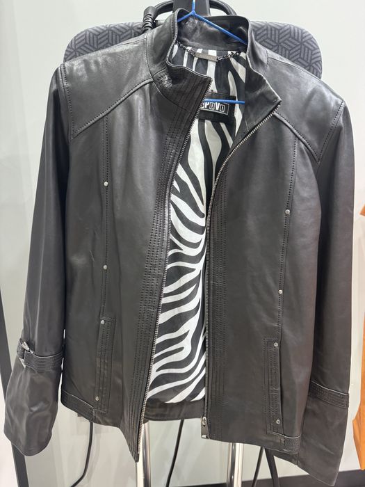Кожаная куртка из натуральной кожи, кожанка Турция 44 р.