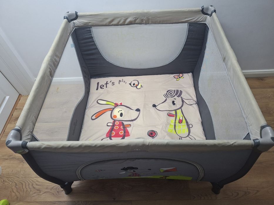 Tarc copii cu usa de vizitare cu fermoar