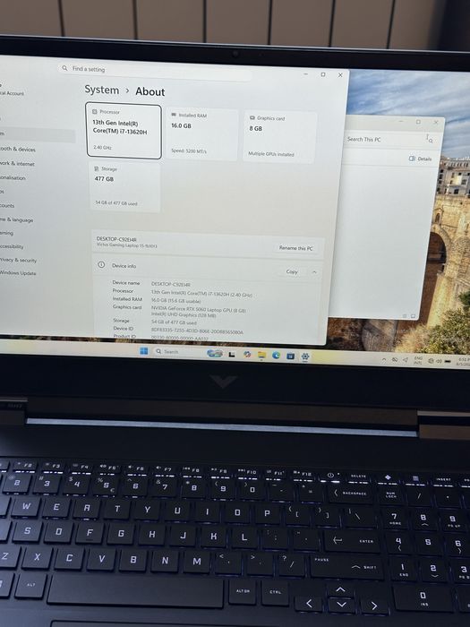 Laptop Gaming HP Victus 15 | Intel i7-13620H | 16GB RAM  DDR5 | RTX 5060 | SSD 512GB | NOU 2 Cicluri de Incarcare !