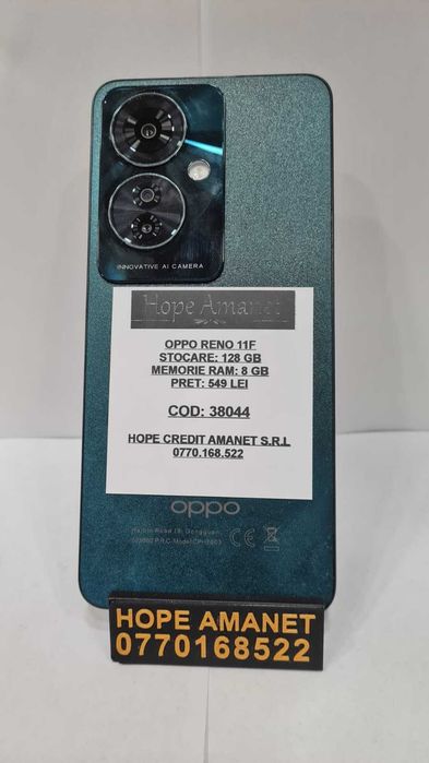 Hope Amanet P1/OPPO RENO 11F 128GB/8GB RAM #38044