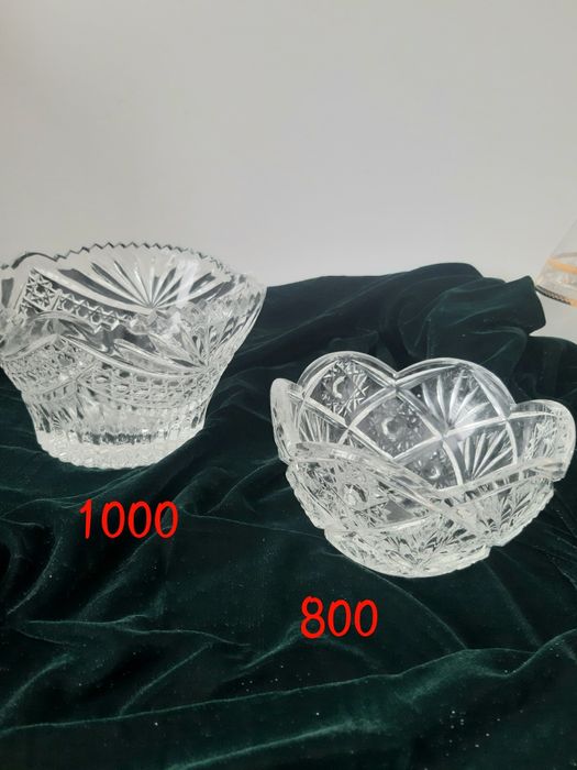 Вазы хрустальные