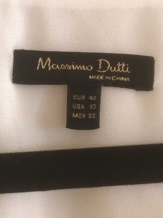Бяла лятна рокля Massimo Dutti