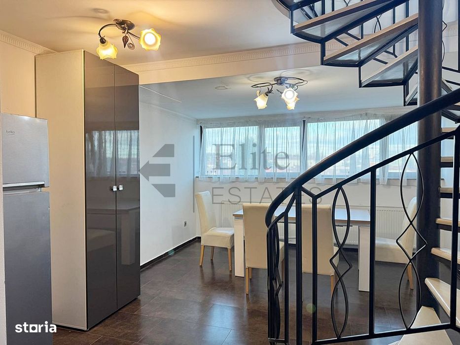 Apartament de inchiriat tip penthouse cu 2 camere Central