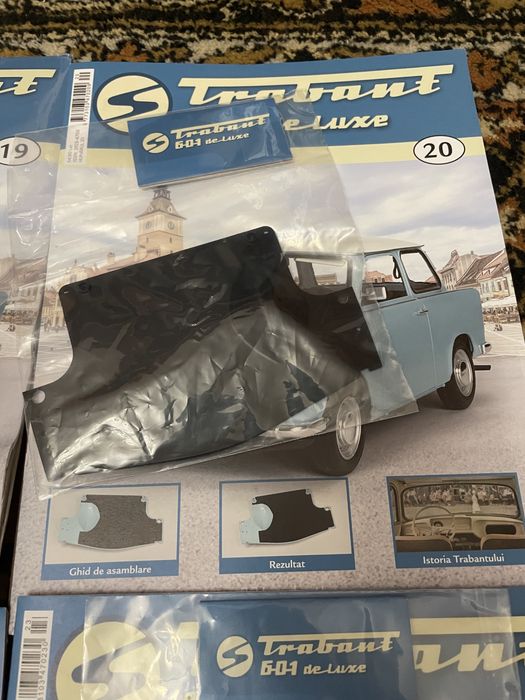 Pachet Nr. 19/20/22/23 la macheta Trabant 601 - Hachette scara 1/8