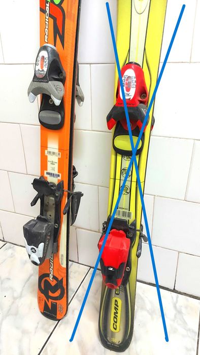 Schiuri skiuri Rossignol copii lungimea 100 cm