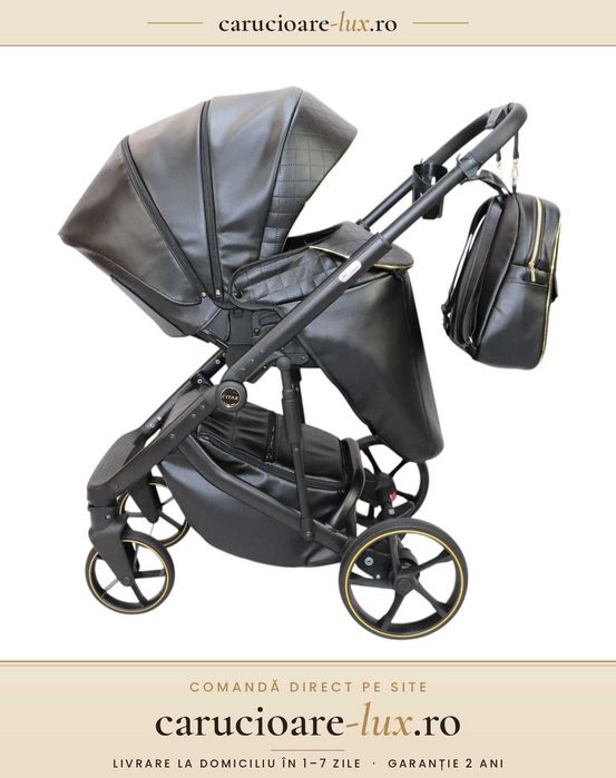 Cărucior 4 în 1 Sojan Citax Exclusive Negru Total – carucioare-lux.ro