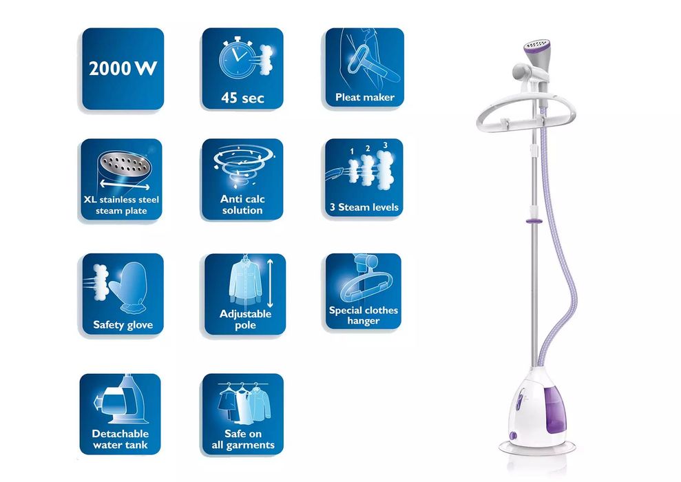 Fier de calcat Phillips cu aburi vertical deosebit accept schimb