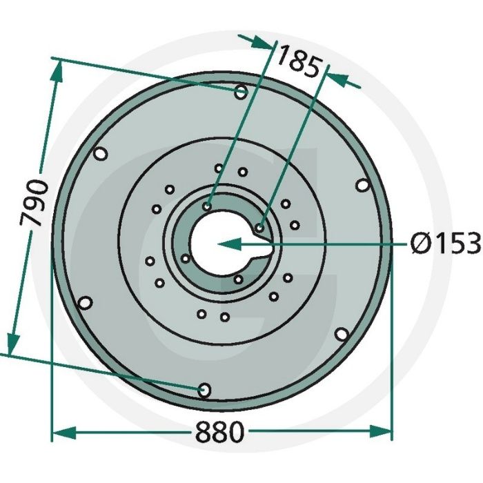 taler copiere cositoare Deutz Fahr KM 2.19