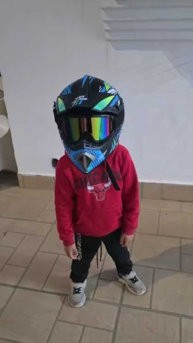 Casca Moto Copii Casca Trotineta Electrica Moto Scuter ATV Enduro Motocross