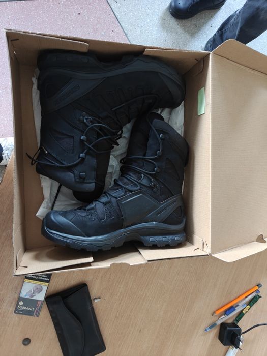 Ghete tactice Salomon All Black