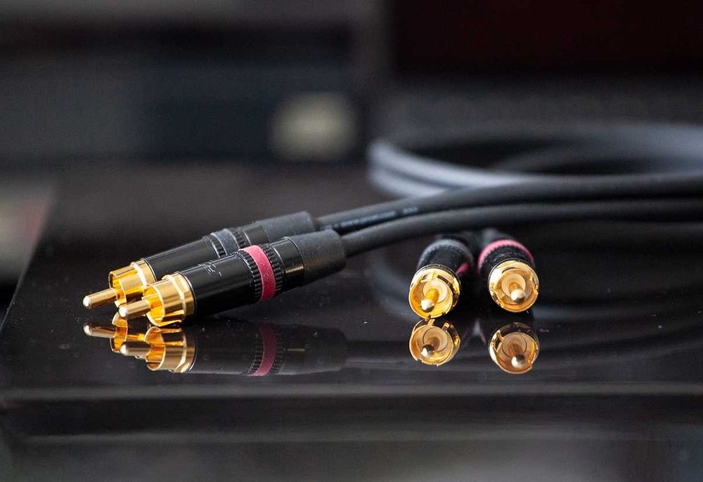 Качествен стерео аудио кабел интерконект RCA чинч PROEL / REAN чинчове