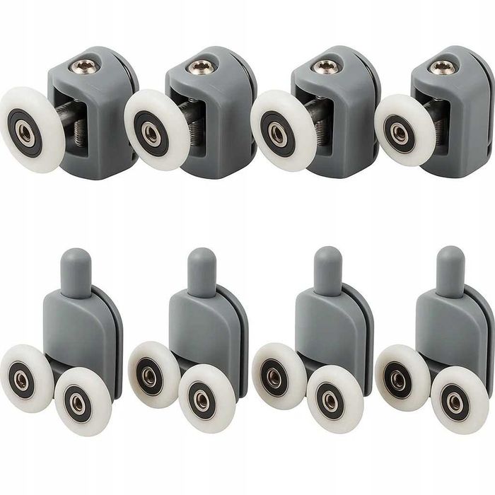 Set 8 role pentru cabina de dus universale sistem dublu si simplu 24mm