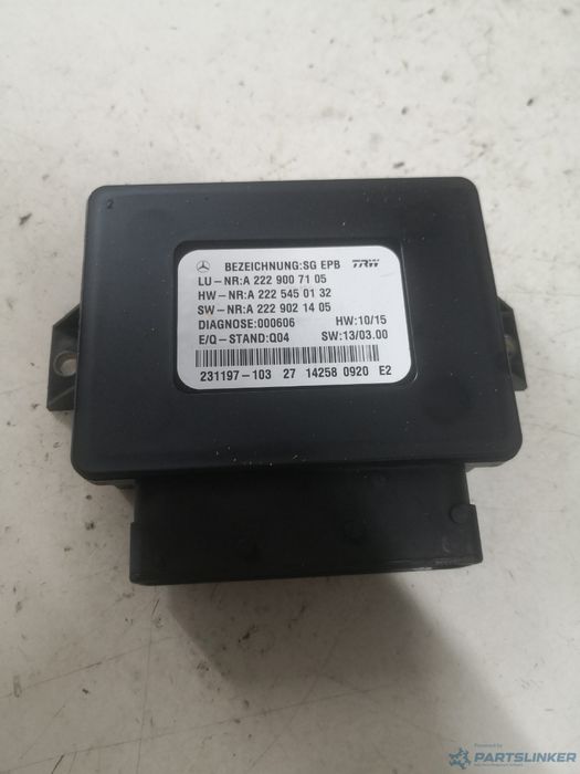 Calculator Frana Mana Mercedes-Benz S-Class Ii (W222, C215) [ 2005 - 2