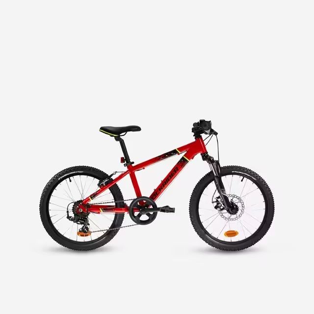 Bicicletă MTB Rockrider ST900 Aluminiu 20" Roșu Copii 6-9 ani