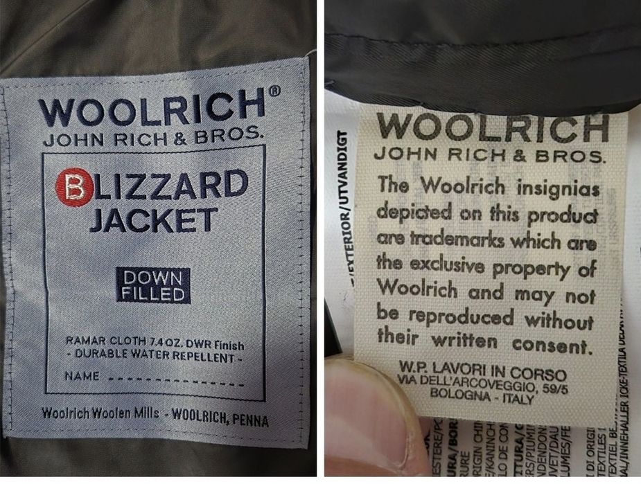 Geacă de Lux Woolrich J.R.B., Puf/Pene 70/30, Ramar Cloth - Femei M
