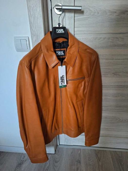 Jacheta de piele Karl Lagerfeld