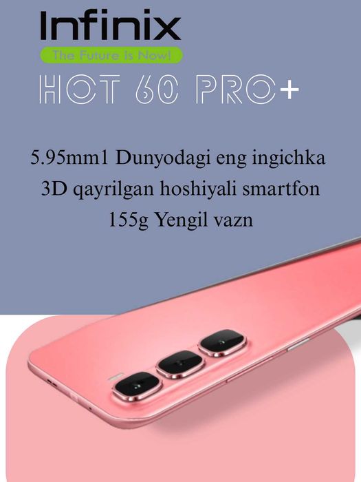 Infinix hot 60 Pro + 12 oy kafolat va mudatli to'lov bor