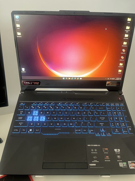 Laptop gaming ASUS TUF A15 16GB RAM RTX3050