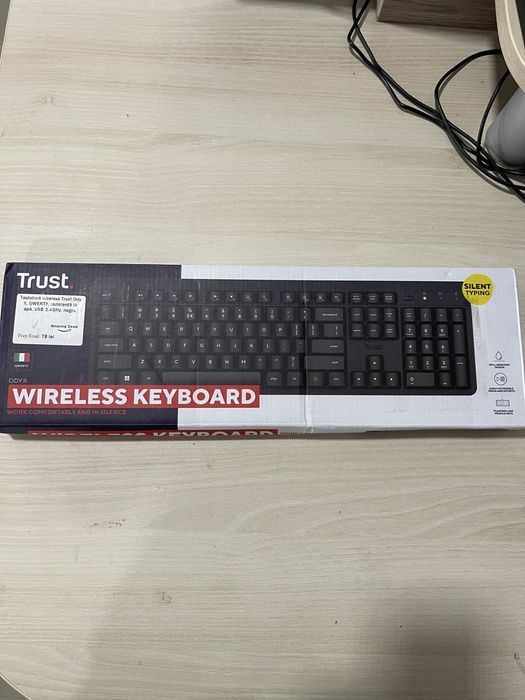Trust Ody - Tastatură Wireless Rezistentă la Apă