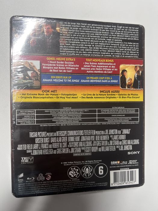 Jumanji - Robin Williams film bluray
