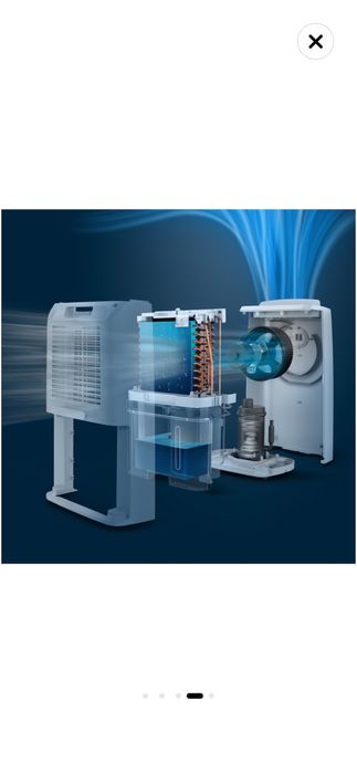 Изсушител за въздух Philips series 3000 DE3306/11, До 34,3 L/D, Ефективен в помещения до 150 м3, Ароматерапия, Технология AeraSense, Режим на сушене