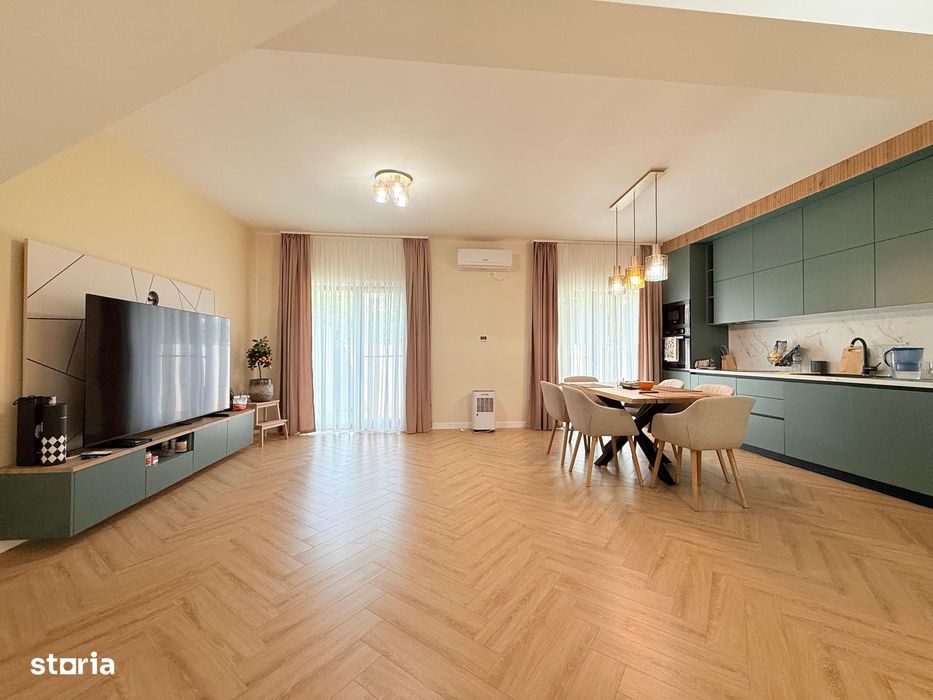 Vila 4 camere | 3 dormitoare | 3 bai | Gradina | Toate Utilitatile