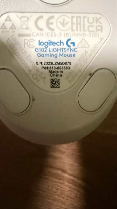 Mouse Gaming Logitech