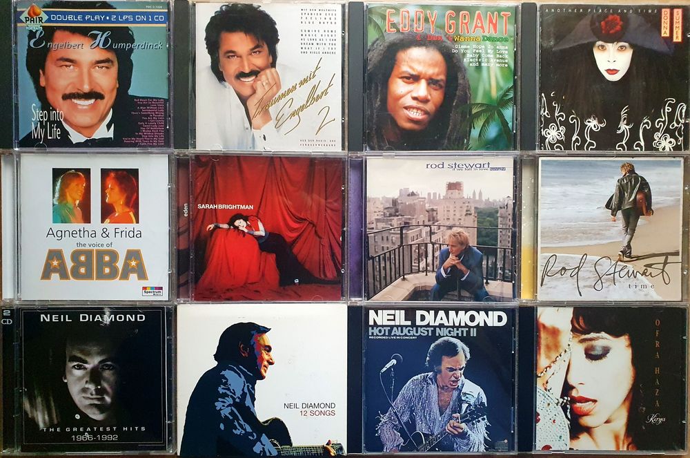 CD-uri originale cu muzica pop-rock (multe USA)