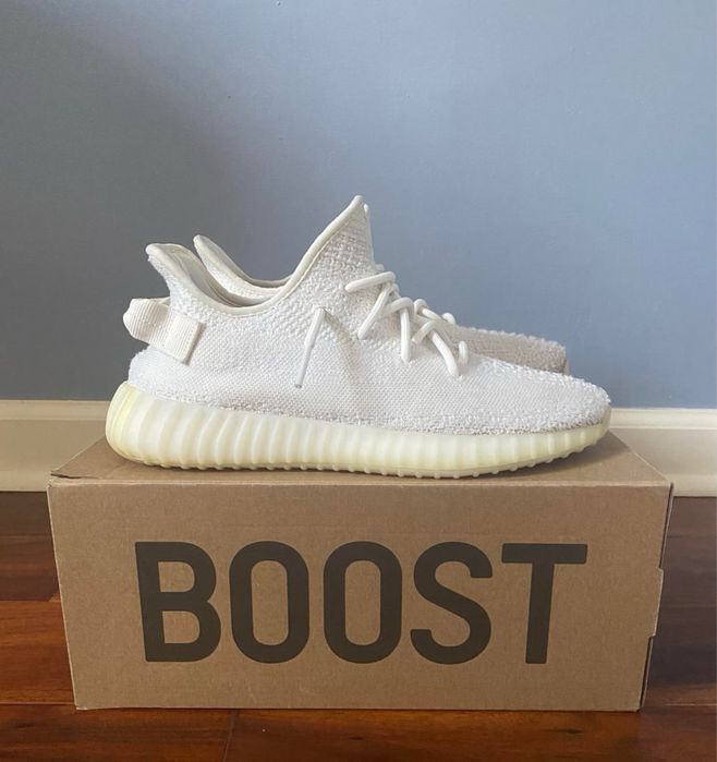 Adidasi Yeezy 350 V2 Cream white albi 36-40