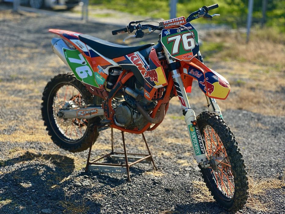 KTM 350 SXF 2016 pornire la buton