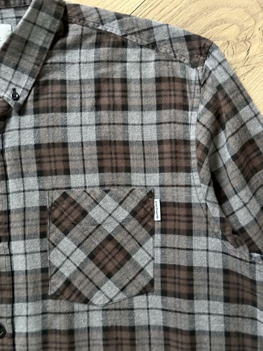 Camasa CARHARTT North Shirt Maneca Lunga Carouri Barbati | Marime XL