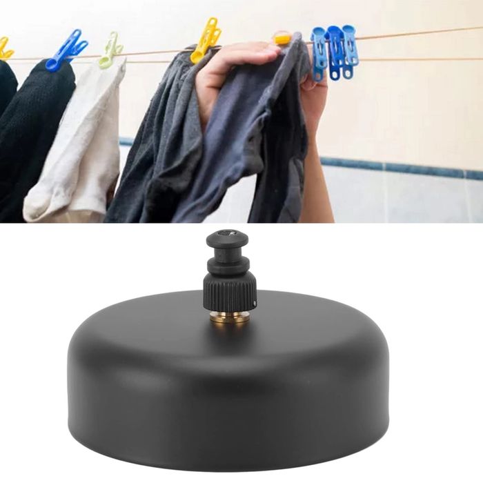 Sârmă/uscător rufe 2,8 m – retractabil, inox, montaj pe perete