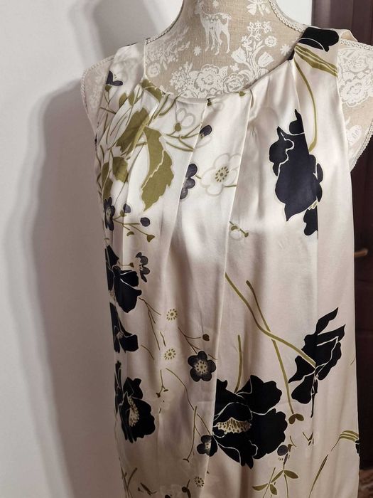 Rochie matase naturala MaxMara - mas M - 320 lei