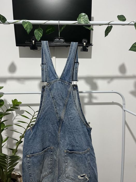 Salopetă lungă din denim H&M mărimea 40