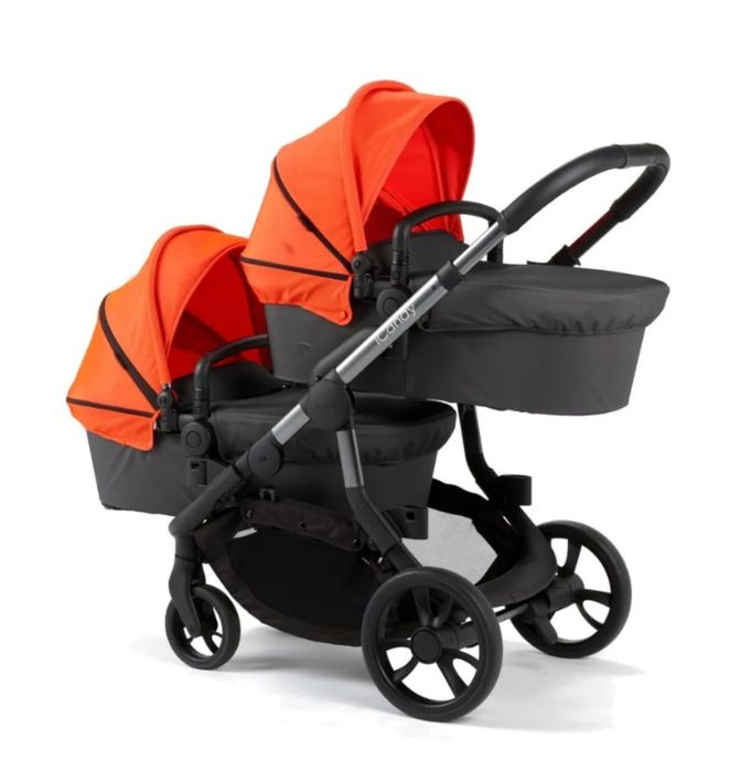 Icandy orange бебешка количка за близнаци или породени