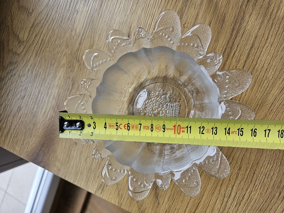 2 стъклени купи комплект за салати и др.