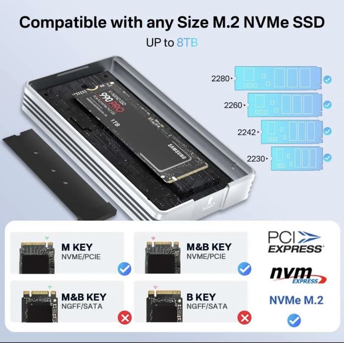 Acasis TBU401 Thunderbolt4 корпус для SSD