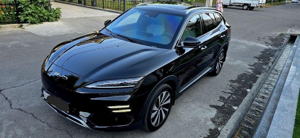 BYD Song plus champion 2024yil 605km tok qora kraska toza