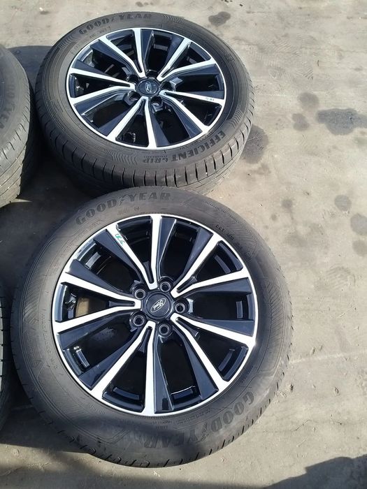 Set jante aliaj r17 cu anvelope vara good year 215/55r17 ford puma jk2 cf7 l1tc1007aa