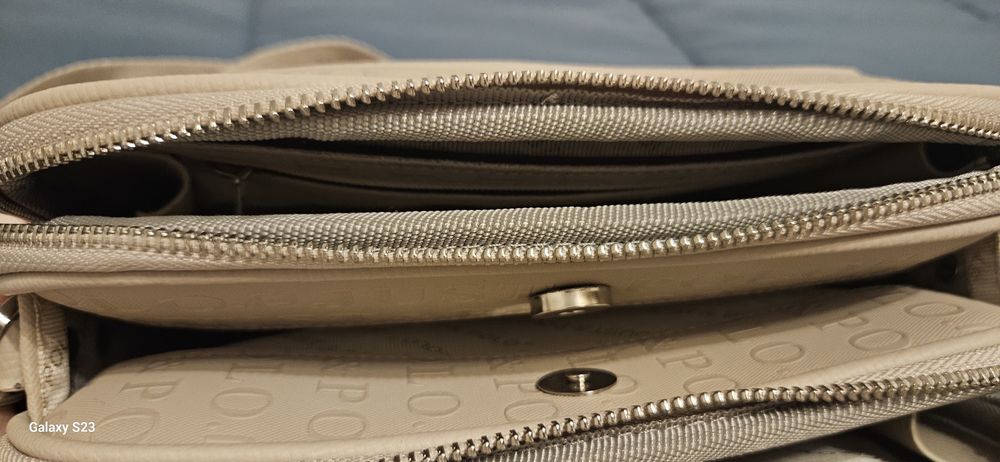 Дамска чанта Just Polo бежова