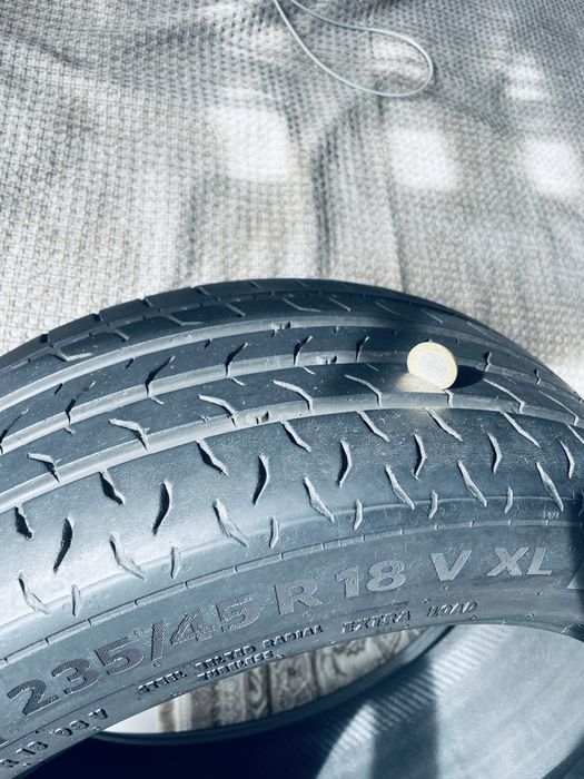 Продам Шины Летн-е «235/45/18, Continental” , За 2-штук!!!