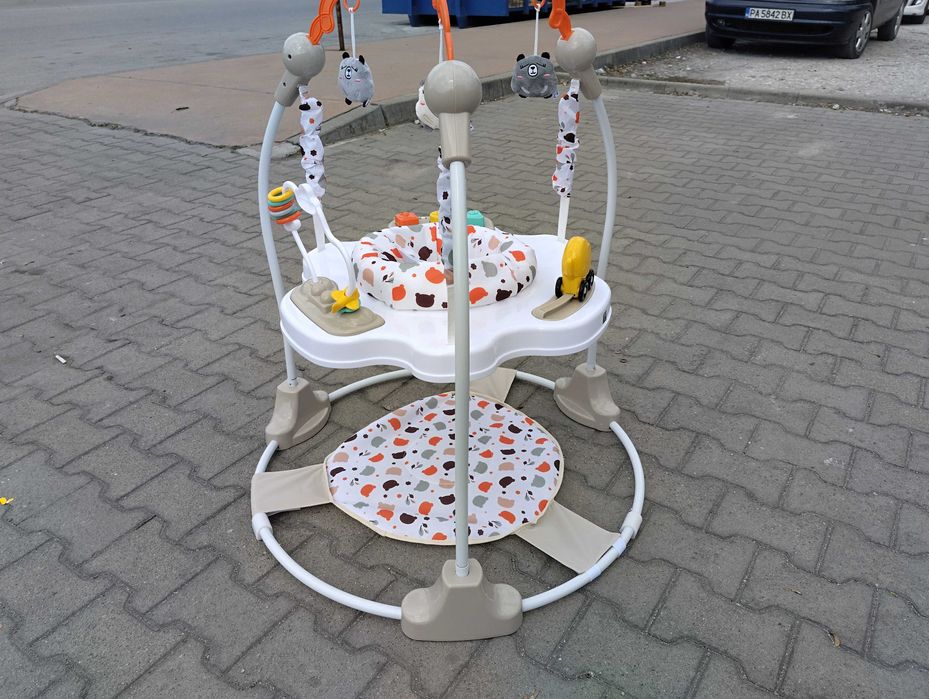 MONI Детско бънджи MAGIC FUN бежов