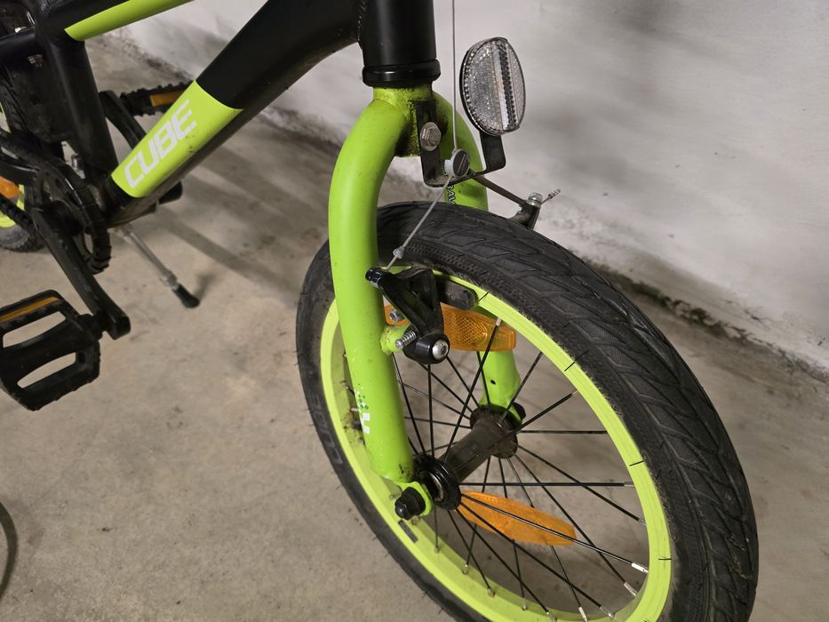 Cube 16" Cubie 160 детско колело 3-7г. с опция пом. колела