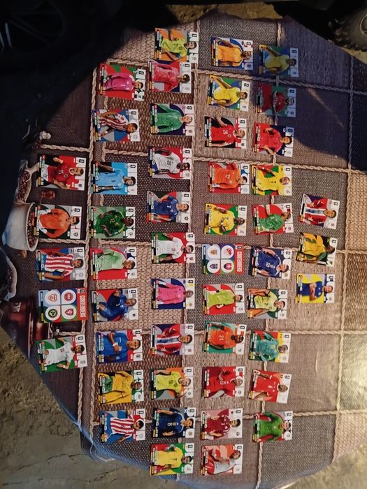 Colecție Panini Adrenalyn XL World Cup / Euro - Lot mare caronașe fotbal