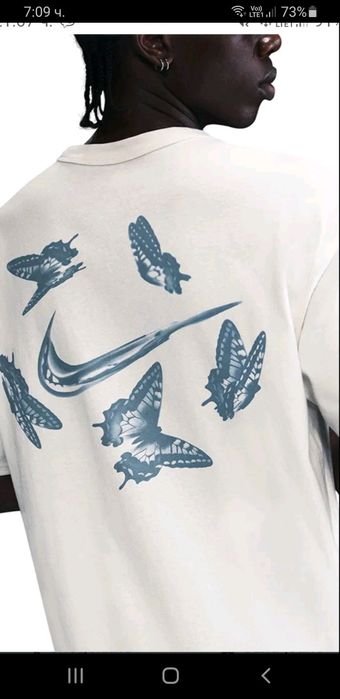 Nike Cotton Loose Fit  Mens Size L НОВО! ОРИГИНАЛ! Мъжка Тениска!