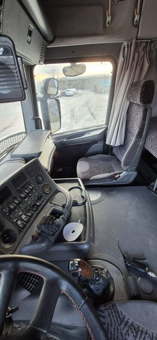 Cap tractor Scania 6×4 suspensie arc, kit hidraulic de basculare/retar